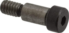 Holo-Krome - 5/16" Shoulder Diam x 1/2" Shoulder Length, 1/4-20 UNRC, Hex Socket Shoulder Screw - 8 Alloy Steel, Uncoated, 0.419 to 0.438" Head Diam - USA Tool & Supply
