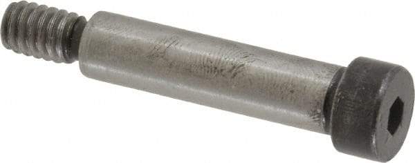 Holo-Krome - 5/16" Shoulder Diam x 1-1/4" Shoulder Length, 1/4-20 UNRC, Hex Socket Shoulder Screw - 8 Alloy Steel, Uncoated, 0.419 to 0.438" Head Diam - USA Tool & Supply