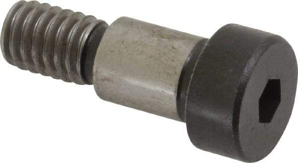 Holo-Krome - 3/8" Shoulder Diam x 1/2" Shoulder Length, 5/16-18 UNRC, Hex Socket Shoulder Screw - 8 Alloy Steel, Uncoated, 0.543 to 0.562" Head Diam - USA Tool & Supply