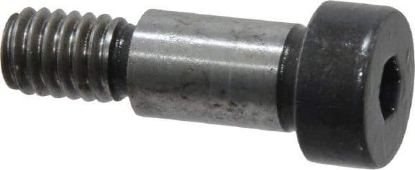 Holo-Krome - 3/8" Shoulder Diam x 5/8" Shoulder Length, 5/16-18 UNRC, Hex Socket Shoulder Screw - 8 Alloy Steel, Uncoated, 0.543 to 0.562" Head Diam - USA Tool & Supply