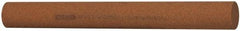 Norton - 6" Long x 5/8" Diam x 5/8" Thick, Aluminum Oxide Sharpening Stone - Round, Medium Grade - USA Tool & Supply
