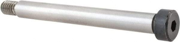 Holo-Krome - 3/8" Shoulder Diam x 3-1/4" Shoulder Length, 5/16-18 UNRC, Hex Socket Shoulder Screw - 8 Alloy Steel, Uncoated, 0.543 to 0.562" Head Diam - USA Tool & Supply