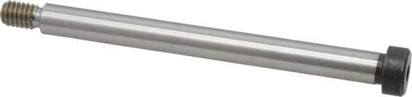 Holo-Krome - 3/8" Shoulder Diam x 4" Shoulder Length, 5/16-18 UNRC, Hex Socket Shoulder Screw - 8 Alloy Steel, Uncoated, 0.543 to 0.562" Head Diam - USA Tool & Supply