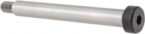 Holo-Krome - 1/2" Shoulder Diam x 4" Shoulder Length, 3/8-16 UNRC, Hex Socket Shoulder Screw - 8 Alloy Steel, Uncoated, 0.729 to 3/4" Head Diam - USA Tool & Supply