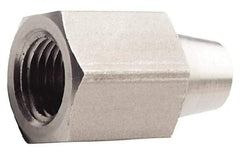 Made in USA - 3/4" Grade 316L Stainless Steel Pipe Fitting - FNPTF x Butt Weld End Connections - USA Tool & Supply