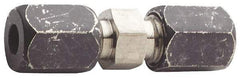 Made in USA - 5/8" OD, Grade 316Stainless Steel Union - 15/16" Hex, Comp x Comp Ends - USA Tool & Supply