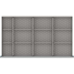 LISTA - 12-Compartment Drawer Divider Layout for 3.15" High Drawers - USA Tool & Supply