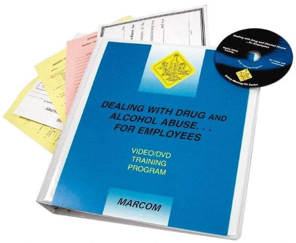 Marcom - Dealing with Drug and Alcohol Abuse for Employees, Multimedia Training Kit - 19 Minute Run Time DVD, English and Spanish - USA Tool & Supply