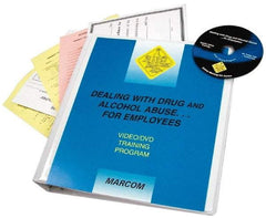 Marcom - Dealing with Drug and Alcohol Abuse for Managers and Supervisors, Multimedia Training Kit - 19 Minute Run Time DVD, English and Spanish - USA Tool & Supply