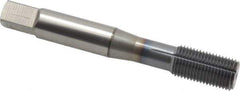 OSG - M10x1.00 Metric Fine D5 Thread Limit Bottoming Thread Forming Tap - Powdered Metal High Speed Steel, TiCN Finish, 2-15/16" OAL, 1-1/4" Thread Length, Right Hand Thread, Series EXOTAP NRT - USA Tool & Supply