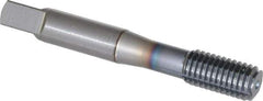 OSG - M10x1.50 Metric Coarse D6 Thread Limit Bottoming Thread Forming Tap - Powdered Metal High Speed Steel, TiCN Finish, 2-15/16" OAL, 1-1/4" Thread Length, Right Hand Thread, Series EXOTAP NRT - USA Tool & Supply