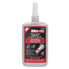 Vibra-Tite - 250 mL Bottle, Red, High Strength Threadlocker - USA Tool & Supply