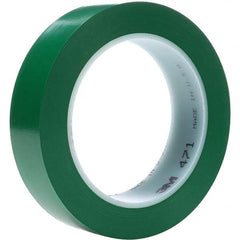 3M - 36 Yd x 1/4" Green Vinyl Film Tape - USA Tool & Supply