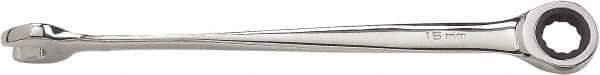 GearWrench - 16mm 12 Point Combination Wrench - Chrome Vanadium Steel, Full Polish Finish - USA Tool & Supply