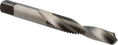 Union Butterfield - 3/8-16 UNC, 3-15/32" OAL, 0.323" Drill Diam x 29/32" Drill Length, Combination Drill & Tap - 2 Flutes, 1-1/16" Thread Length, Bright Finish, 2B - USA Tool & Supply
