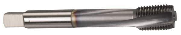 OSG - 7/16-20 UNF 3 Flute Modified Bottoming Spiral Flute Tap - Powdered Metal, TiCN Finish, 3-5/32" OAL, Right Hand Flute, Right Hand Thread, H5, Series EXOTAP VC-10TI - USA Tool & Supply