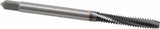 OSG - #6-32 UNC 3 Flute 3B Modified Bottoming Spiral Flute Tap - Powdered Metal, TiCN Finish, 2" OAL, Right Hand Flute, Right Hand Thread, H2, Series EXOTAP VC-10TI - USA Tool & Supply