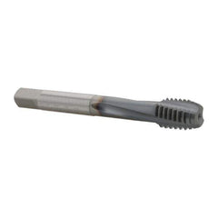 OSG - 7/16-14 UNC 3 Flute Modified Bottoming Spiral Flute Tap - Powdered Metal, TiCN Finish, 3-5/32" OAL, Right Hand Flute, Right Hand Thread, H5, Series EXOTAP VC-10TI - USA Tool & Supply