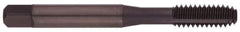 OSG - 9/16-18 UNF H7 Thread Limit Plug Thread Forming Tap - Cobalt, Oxide Finish, 3-19/32" OAL, 1-21/32" Thread Length, Right Hand Thread, Series HY-PRO NRT - Exact Industrial Supply