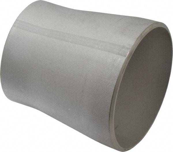 Merit Brass - 3 x 2-1/2" Grade 304L Stainless Steel Pipe Concentric Reducer - Butt Weld x Butt Weld End Connections - USA Tool & Supply