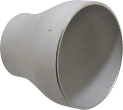 Merit Brass - 4 x 2-1/2" Grade 304L Stainless Steel Pipe Concentric Reducer - Butt Weld x Butt Weld End Connections - USA Tool & Supply