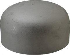 Merit Brass - 4" Grade 304L Stainless Steel Pipe End Cap - Butt Weld End Connections - USA Tool & Supply
