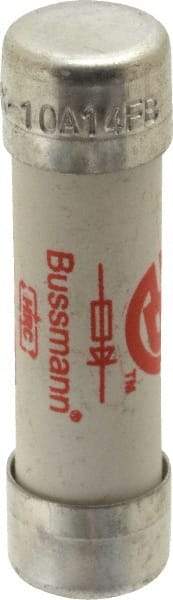 Cooper Bussmann - 250 VAC/VDC, 10 Amp, Fast-Acting Semiconductor/High Speed Fuse - 50.8mm OAL, 200 (RMS), 50 at DC kA Rating, 9/16" Diam - USA Tool & Supply