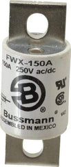 Cooper Bussmann - 250 VAC/VDC, 150 Amp, Fast-Acting Semiconductor/High Speed Fuse - Stud Mount Mount, 3-1/8" OAL, 200 (RMS), 50 at DC kA Rating, 1-7/32" Diam - USA Tool & Supply