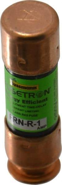 Cooper Bussmann - 125 VDC, 250 VAC, 1 Amp, Time Delay General Purpose Fuse - Fuse Holder Mount, 50.8mm OAL, 20 at DC, 200 (RMS) kA Rating, 9/16" Diam - USA Tool & Supply