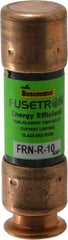 Cooper Bussmann - 125 VDC, 250 VAC, 10 Amp, Time Delay General Purpose Fuse - Fuse Holder Mount, 50.8mm OAL, 20 at DC, 200 (RMS) kA Rating, 9/16" Diam - USA Tool & Supply