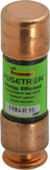 Cooper Bussmann - 125 VDC, 250 VAC, 15 Amp, Time Delay General Purpose Fuse - Fuse Holder Mount, 50.8mm OAL, 20 at DC, 200 (RMS) kA Rating, 9/16" Diam - USA Tool & Supply