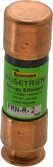 Cooper Bussmann - 125 VDC, 250 VAC, 2 Amp, Time Delay General Purpose Fuse - Fuse Holder Mount, 50.8mm OAL, 20 at DC, 200 (RMS) kA Rating, 9/16" Diam - USA Tool & Supply