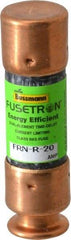 Cooper Bussmann - 125 VDC, 250 VAC, 20 Amp, Time Delay General Purpose Fuse - Fuse Holder Mount, 50.8mm OAL, 20 at DC, 200 (RMS) kA Rating, 9/16" Diam - USA Tool & Supply