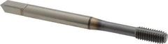 OSG - M5x0.80 Metric Coarse D4 Thread Limit Modified Bottoming Thread Forming Tap - Powdered Metal High Speed Steel, TiCN Finish, 2-3/8" OAL, 7/8" Thread Length, Right Hand Thread, Series EXOTAP NRT - USA Tool & Supply