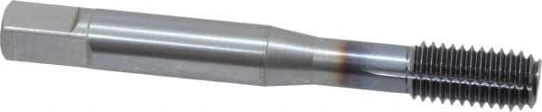 OSG - M8x1.25 Metric Coarse D5 Thread Limit Modified Bottoming Thread Forming Tap - Powdered Metal High Speed Steel, TiCN Finish, 2-23/32" OAL, 1-1/8" Thread Length, Right Hand Thread, Series EXOTAP NRT - USA Tool & Supply