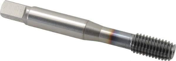 OSG - M8x1.25 Metric Coarse D9 Thread Limit Modified Bottoming Thread Forming Tap - Powdered Metal High Speed Steel, TiCN Finish, 2-23/32" OAL, 1-1/8" Thread Length, Right Hand Thread, Series EXOTAP NRT - USA Tool & Supply