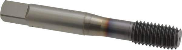 OSG - M10x1.50 Metric Coarse D6 Thread Limit Modified Bottoming Thread Forming Tap - Powdered Metal High Speed Steel, TiCN Finish, 2-15/16" OAL, 1-1/4" Thread Length, Right Hand Thread, Series EXOTAP NRT - USA Tool & Supply