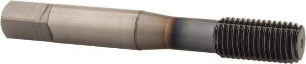 OSG - M10x1.25 Metric Fine D5 Thread Limit Modified Bottoming Thread Forming Tap - Powdered Metal High Speed Steel, TiCN Finish, 2-15/16" OAL, 1-1/4" Thread Length, Right Hand Thread, Series EXOTAP NRT - USA Tool & Supply