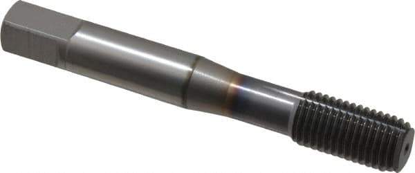 OSG - M10x1.25 Metric Fine D9 Thread Limit Modified Bottoming Thread Forming Tap - Powdered Metal High Speed Steel, TiCN Finish, 2-15/16" OAL, 1-1/4" Thread Length, Right Hand Thread, Series EXOTAP NRT - Exact Industrial Supply