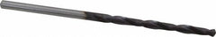 Cleveland - #4 135° Parabolic Flute Cobalt Screw Machine Drill Bit - Oxide/Gold Finish, Right Hand Cut, 1-1/4" Flute Length, 2-3/8" OAL, Split Point, Straight Shank - USA Tool & Supply