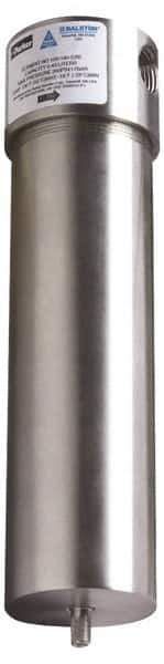 Parker - 1/2" Port, 10" High x 3" Wide, FRL Filter with Stainless Steel Bowl & Automatic Drain - 175 Max psi, 120°F Max - USA Tool & Supply