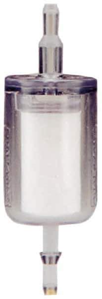 Parker - 1/4" Outlet, 125 Max psi, Inline Filters, Regulators & Lubricators - 6.6 CFM, Disposable Gas or Liquid Filter, 3-1/2" Long - USA Tool & Supply