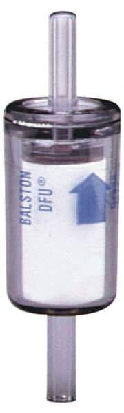 Parker - 1/4" Outlet, 125 Max psi, Inline Filters, Regulators & Lubricators - 6.6 CFM, Disposable Gas or Liquid Filter, 3-1/4" Long - USA Tool & Supply