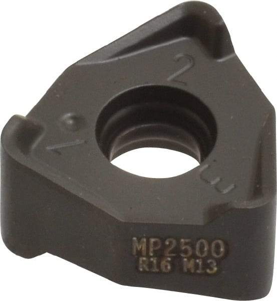 Seco - XNEX080616 M13 Grade MP2500 Carbide Milling Insert - TiCN/Al2O3 Finish, 1/4" Thick, 0.491" Inscribed Circle, 1/16" Corner Radius - USA Tool & Supply