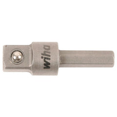 Micro Bit to 1/4″ Socket Adapter. 1.125″/28mm AOL. - USA Tool & Supply