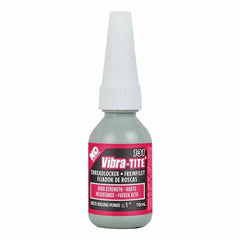 Vibra-Tite - 10 mL Bottle, Red, High Strength Threadlocker - USA Tool & Supply