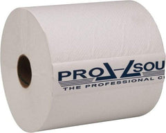 PRO-SOURCE - Hard Roll of 1 Ply White Paper Towels - 8" Wide, 800' Roll Length - USA Tool & Supply