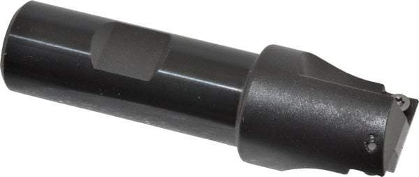 Kennametal - 1" Cut Diam, 0.28" Max Depth of Cut, 3/4" Shank Diam, 3-1/4" OAL, Indexable Square Shoulder End Mill - SDEB 2615. Inserts, Weldon Shank, 0° Lead Angle - USA Tool & Supply