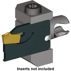 Kennametal - BS Insert, 9.6mm Head Length, Modular Grooving Blade Holder Head - Right Hand Cut, System Size KM12, Series Micro A2 - USA Tool & Supply