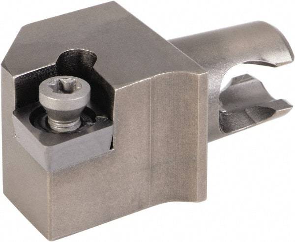 Kennametal - Right Hand Cut, Size KM16, CCMT 09T308 Insert Compatiblity, External Modular Turning & Profiling Cutting Unit Head - 10mm Ctr to Cutting Edge, 20mm Head Length, Through Coolant, Series Micro Screw-On - USA Tool & Supply